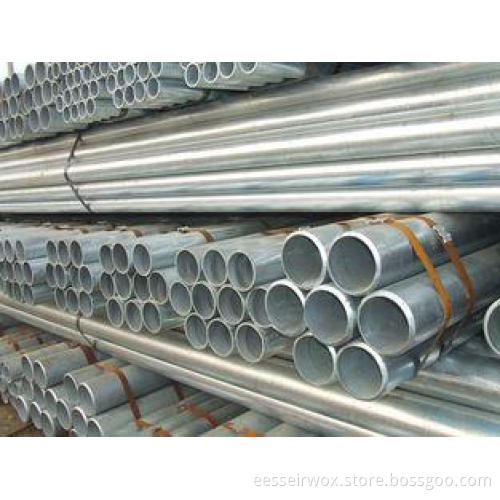 Black ERW Welded Steel Pipe With Plain / Beveled Ending DIN
